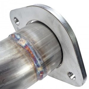 Ford Raptor Performance Exhaust - Stainless Works - Downpipe High-Flow Cats, 3